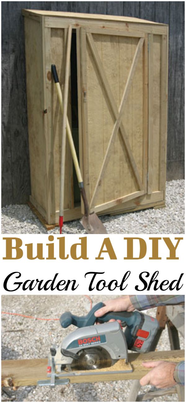 Build A DIY Garden Tool Shed