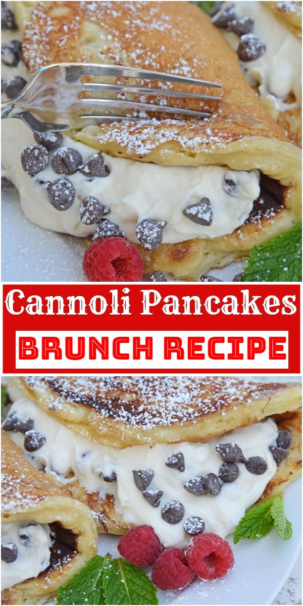 Cannoli Pancakes Brunch Recipe