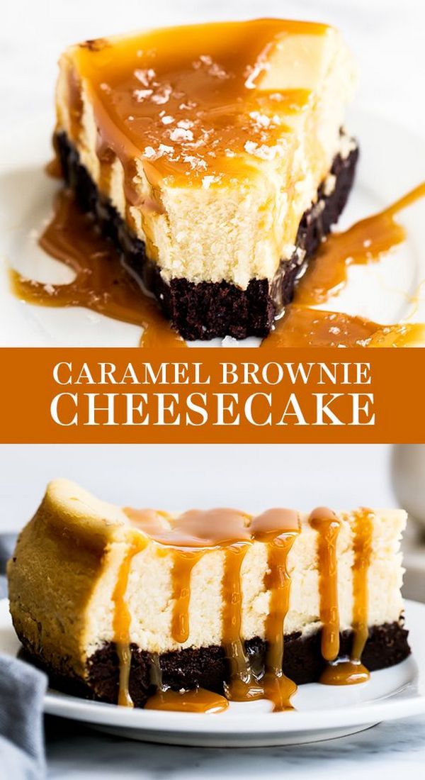 Caramel Brownie Cheesecake Recipe