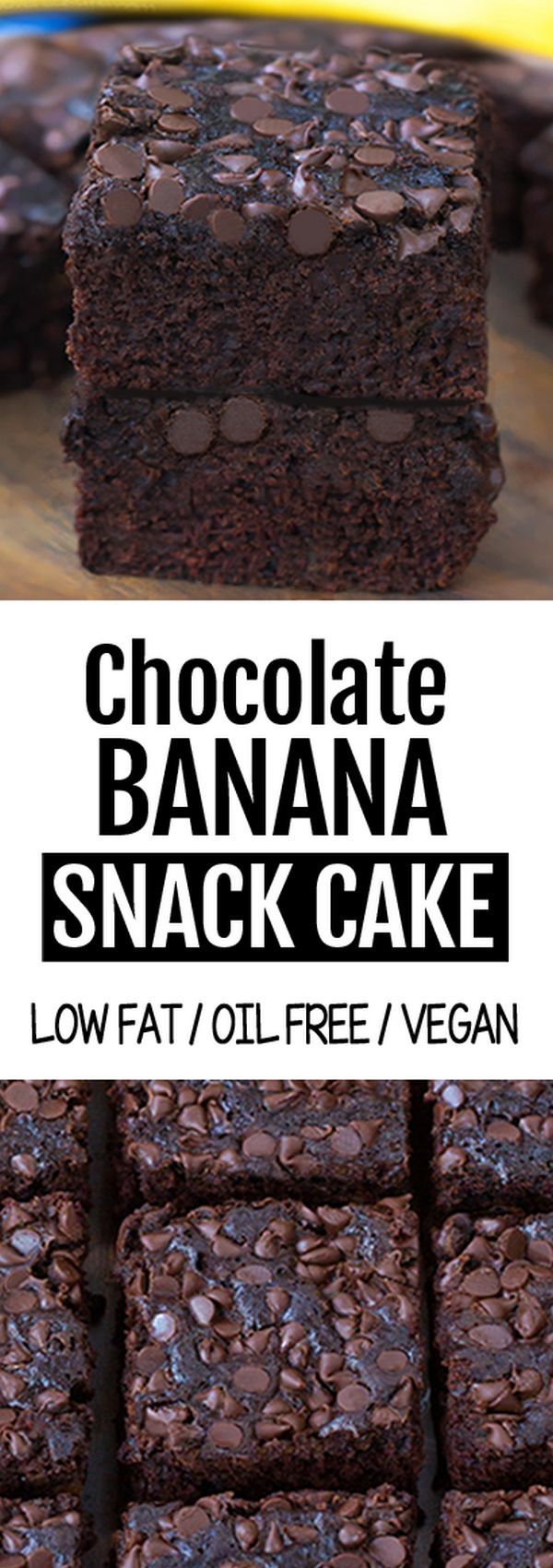 Chocolate Banana Snack Cake Recipe