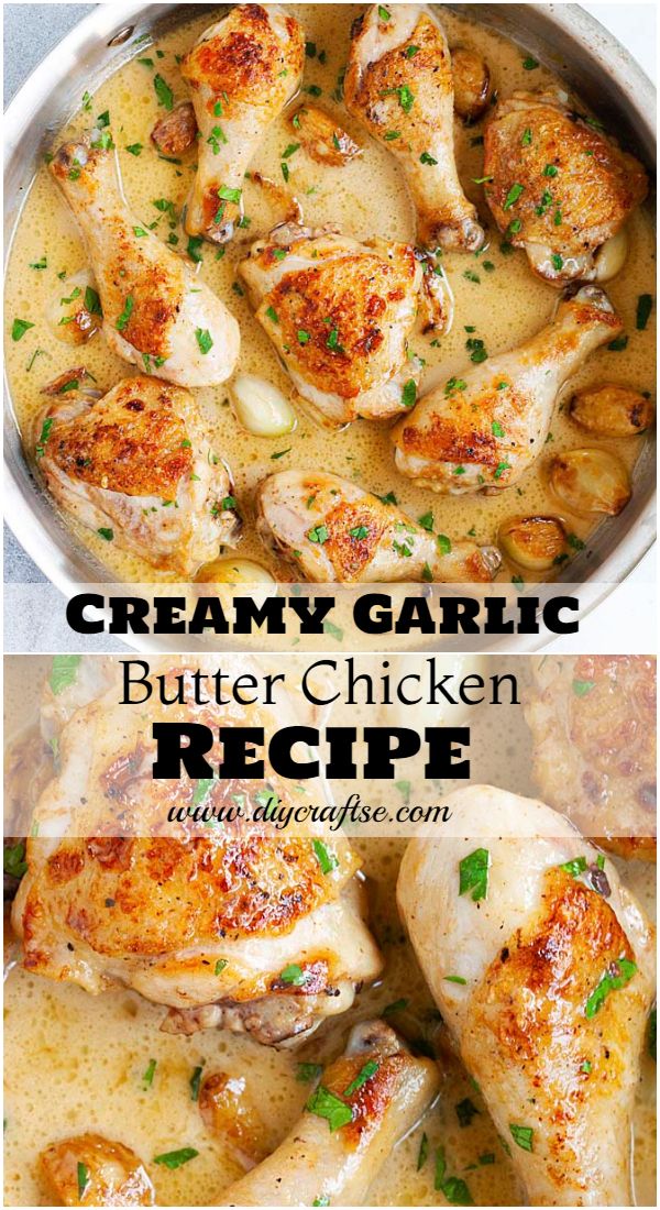 Creamy Garlic Butter Chicken Recipe