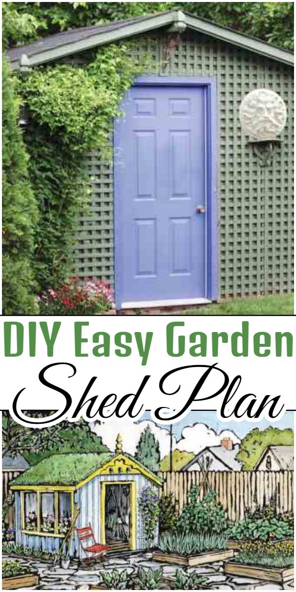 DIY Easy Garden Shed Plan