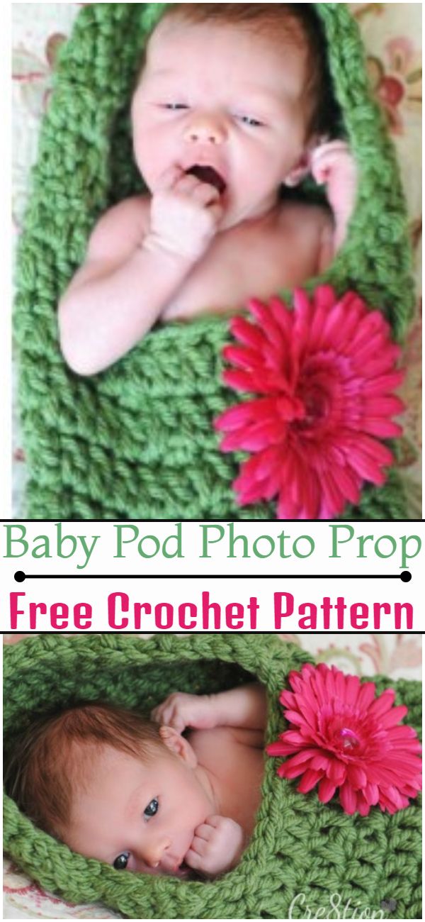 Free Crochet Baby Pod Photo Prop Pattern