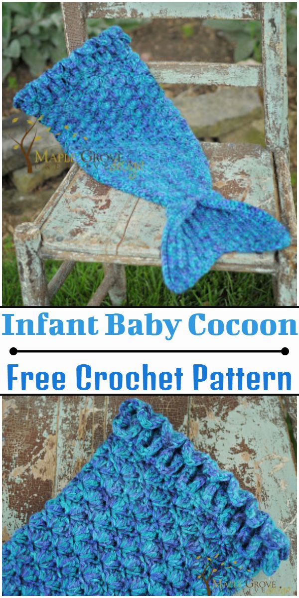 Free Crochet Infant Baby Cocoon Pattern