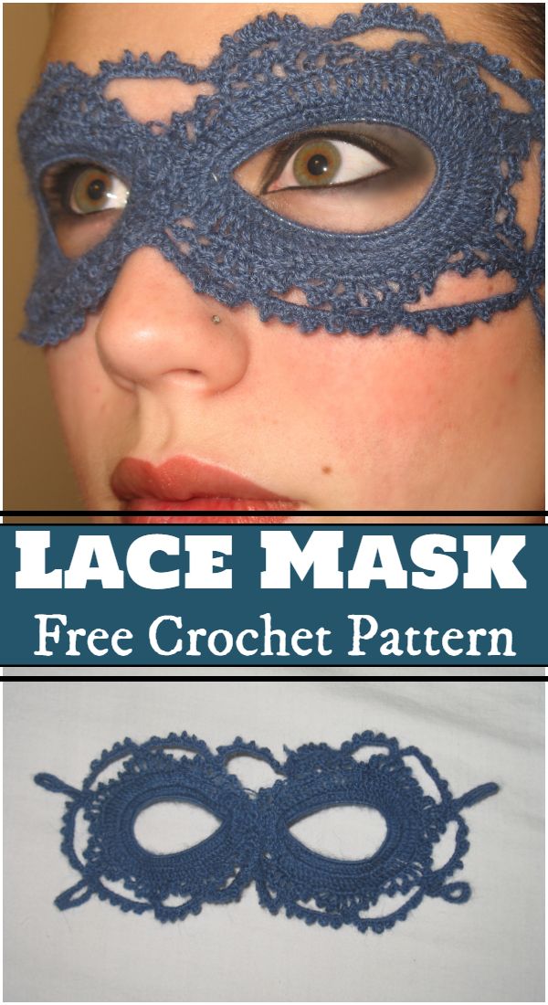 Free Crochet Lace Mask Pattern