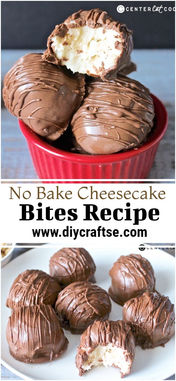 No Bake Cheesecake Bites Recipe
