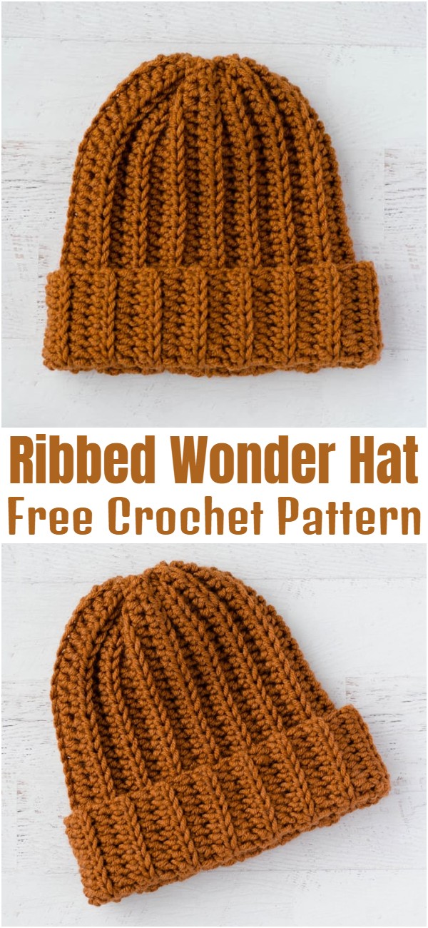 Ribbed Wonder Crochet Hat