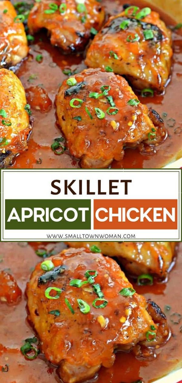 Skillet Apricot Chicken Recipe