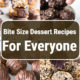 Bite Size Dessert Recipes For Everyone